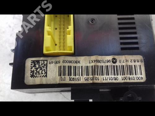 Climate control CITROËN DS3 (SA_) 1.6 HDi 110 | BP8992859I5 