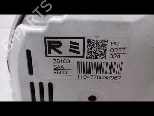 Instrument cluster HONDA JAZZ II (GD_, GE3, GE2) 1.3 iDSi (GD1) | BP8995046C47