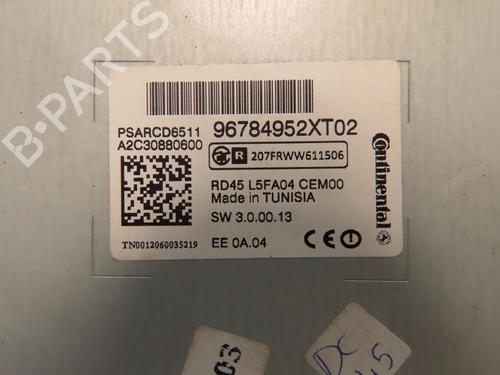 Radio PEUGEOT 5008 (0U_, 0E_) 1.6 HDi | BP30952280E6 
