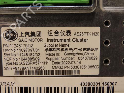 Instrument cluster MG MG HS (AS23) 1.5 EHS Hybrid (CSA6463) | BP33137175C47 - Image 3