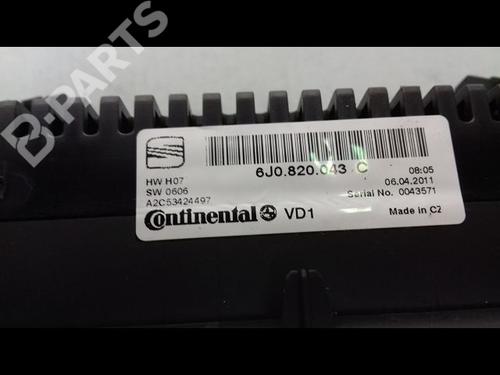 Climate control SEAT IBIZA IV (6J5, 6P1) 1.6 TDI | BP9341745I5 