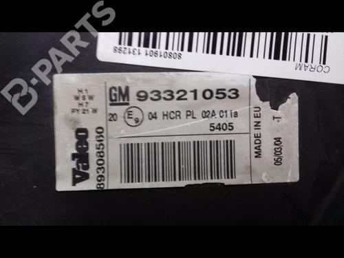 Right headlight OPEL MERIVA A MPV (X03) 1.6 (E75) | BP10344451C29 