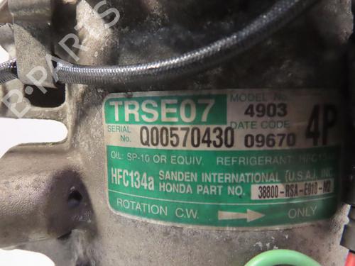 Used AC compressor AC compressor HONDA CIVIC VIII Hatchback (FN, FK) 1.8 (FN1, FK2) (140 hp) 18477240 18477240