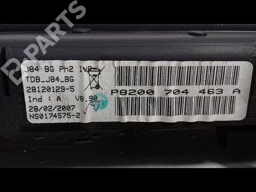 Instrument cluster RENAULT SCÉNIC II (JM0/1_) 2.0 dCi (JM1K) | BP8992104C47 