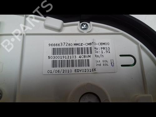 Used Instrument cluster PEUGEOT 206+ (2L_, 2M_) 1.4 HDi eco 70 (68 hp) 12954446