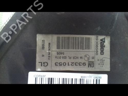 Højre forlygte OPEL MERIVA A MPV (X03) 1.6 (E75) | BP23153122C29 