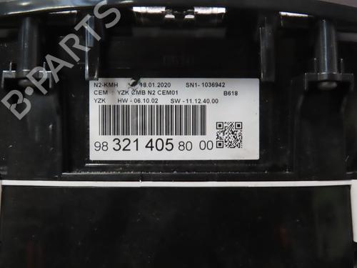 Quadrante CITROËN C3 III (SX) 1.2 THP 110 (SXHNPS, SXHNZT, SXHNZ6) (110 hp) 22213819