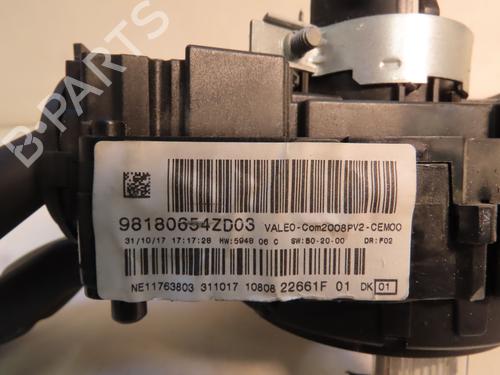 Used Steering column stalk PEUGEOT 208 I (CA_, CC_) 1.2 VTI 82 (82 hp) 17453186