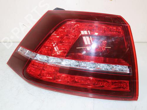 Used Left taillight VW GOLF VII (5G1, BQ1, BE1, BE2) 2.0 GTD (184 hp) 30979968
