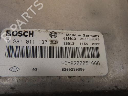 Used Engine control unit (ECU) RENAULT KANGOO (KC0/1_) 1.9 dCi 4x4 (KC0V) (80 hp) 24966541