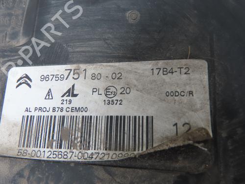 Left headlight CITROËN C4 Picasso II 1.6 HDi / BlueHDi 115 | BP27529990C28