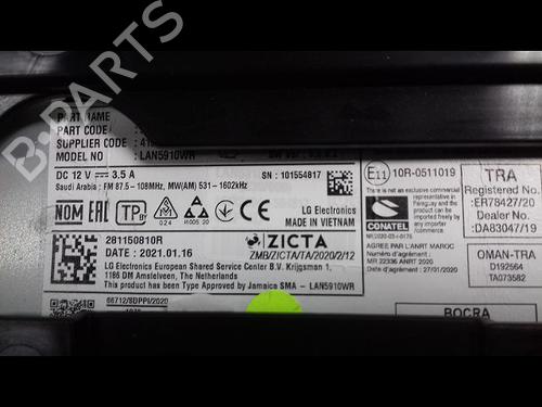 Used Radio DACIA SANDERO III 1.0 TCe 100 (101 hp) 15745322