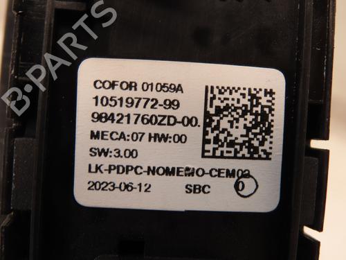 Used Left front window switch PEUGEOT 2008 II (UD_, US_, UY_, UJ_, UR_, UC_) 1.5 BlueHDI 130 (131 hp) 29294588