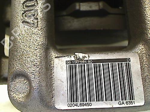 Right rear brake caliper PEUGEOT 308 II (LB_, LP_, LW_, LH_, L3_) 1.2 THP 130 | BP14890946M106 