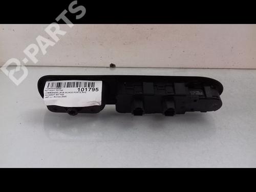 Left front window switch PEUGEOT 407 (6D_) 2.0 HDi 135 (6DRHRH, 6DRHRE, 6DRHRG, 6DRHRJ) | BP8982824I27 