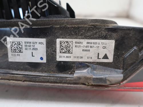 Used Left tailgate light Left tailgate light BMW i4 (G26) eDrive40 (340 hp) 34229307 34229307