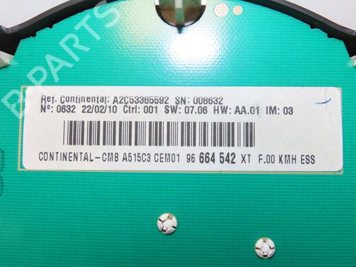 Instrument cluster CITROËN DS3 (SA_) 1.6 THP 155 | BP30952198C47