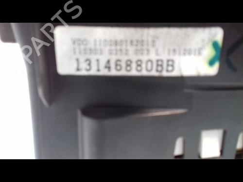 Instrument cluster OPEL MERIVA A MPV (X03) 1.6 16V (E75) | BP12846770C47 