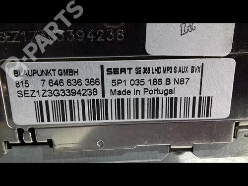 Radio SEAT ALTEA XL (5P5, 5P8) 1.9 TDI | BP8982890E6 