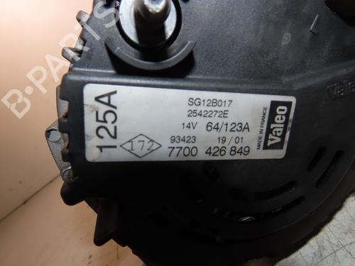 Alternateur RENAULT LAGUNA II (BG0/1_) 1.9 dCi (BG08, BG0G) (120 hp) 30825067