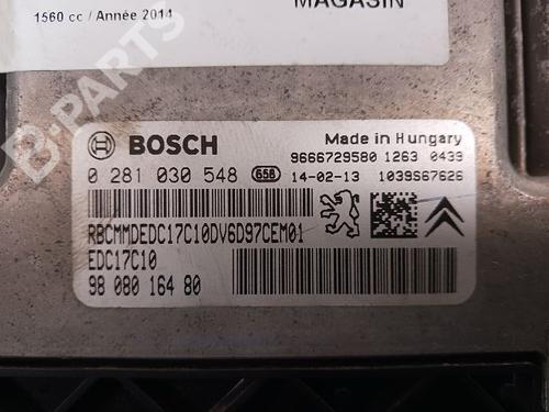Used Engine control unit (ECU) PEUGEOT 2008 I (CU_) 1.6 HDi (92 hp) 12095419