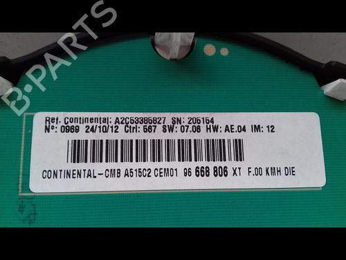 Used Instrument cluster CITROËN C3 II (SC_) 1.6 HDi (92 hp) 15378587