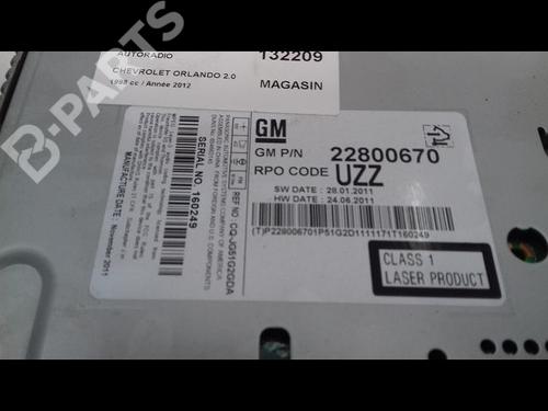 Radio CHEVROLET ORLANDO (J309) 2.0 D | BP10913734E6 