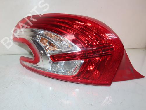Used Left taillight PEUGEOT 208 I (CA_, CC_) 1.2 VTI 82 (82 hp) 30954937