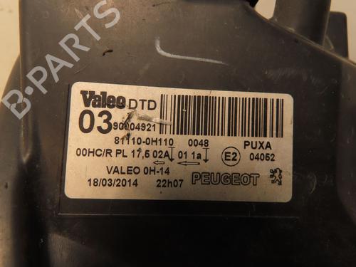 Used Right headlight PEUGEOT 107 (PM_, PN_) 1.0 (68 hp) 30954583