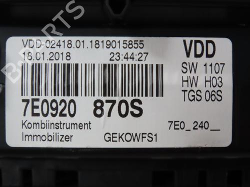 Instrument cluster VW TRANSPORTER T6 Van (SGA, SGH, SHA, SHH) 2.0 TDI | BP25830291C47