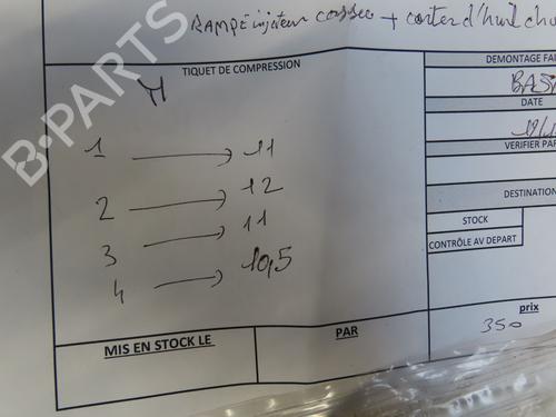 Motor RENAULT MODUS / GRAND MODUS (F/JP0_) 1.2 (JP0C, JP0K, FP0C, FP0K, FP0P, JP0P, JP0T) (75 hp) 30629848