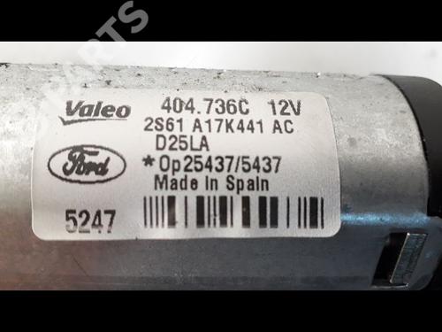 Used Rear wiper motor FORD FIESTA V (JH_, JD_) 1.6 16V (100 hp) 11952730
