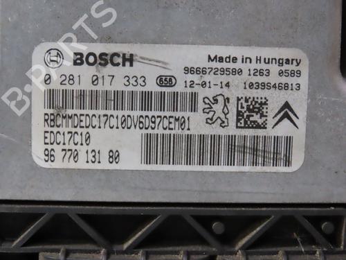 Used Engine control unit (ECU) Engine control unit (ECU) PEUGEOT 207 (WA_, WC_) 1.6 HDi (92 hp) 26702252 26702252