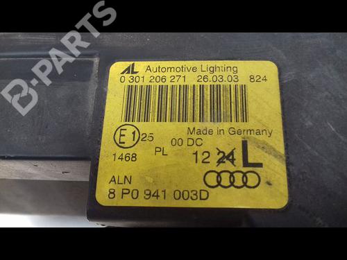 Left headlight AUDI A3 (8P1) 2.0 TDI 16V (140 hp) 11804546