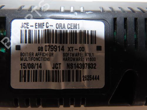 Multifunctionele display CITROËN C3 II (SC_) 1.2 VTi 82 (82 hp) 29740214