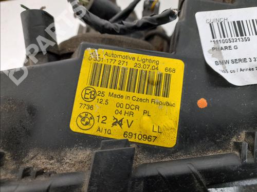 Left headlight BMW 3 Touring (E46) 320 d | BP9011705C28 