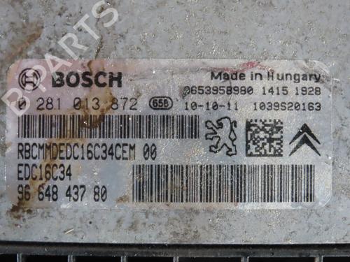 Engine control unit (ECU) PEUGEOT 207 (WA_, WC_) 1.6 HDi | BP30892881M57