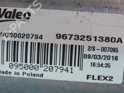 Used Rear wiper motor PEUGEOT 208 I (CA_, CC_) 1.6 HDi / BlueHDi 75 (75 hp) 29494593