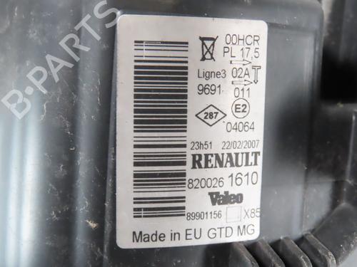 Left headlight RENAULT CLIO III (BR0/1, CR0/1) 1.2 16V (BR02, BR0J, BR11, CR02, CR0J, CR11) | BP31634701C28 