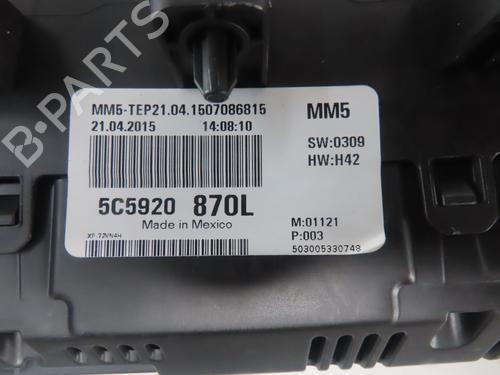 Instrument cluster VW BEETLE (5C1, 5C2) 1.2 TSI 16V | BP37431533C47 - Image 2