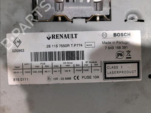Radio RENAULT SCÉNIC III (JZ0/1_) 1.9 dCi (JZ0J, JZ1J, JZ1K, JZ1S) | BP14959722E6 