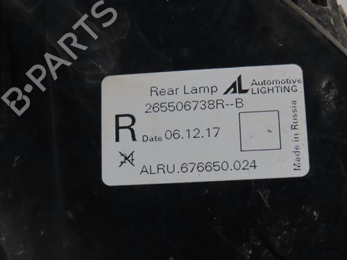 Feu arrière droit RENAULT CAPTUR I (J5_, H5_) 1.5 dCi 90 (J5N4, J5M5, J5MW, J5M6, J5AL, J5AJ) (90 hp) 31325512