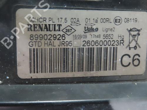 Used Left headlight RENAULT SCÉNIC III (JZ0/1_) 1.5 dCi (86 hp) 28801158