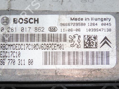 Engine control unit (ECU) CITROËN C4 II (NC_) 1.6 HDi 90 | BP23159406M57