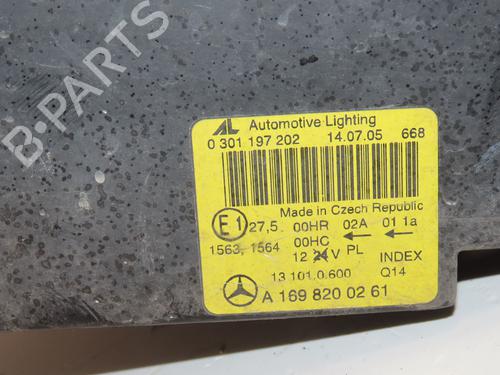 Right headlight MERCEDES-BENZ A-CLASS (W169) A 150 (169.031, 169.331) | BP26442821C29 