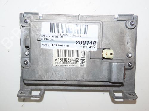 Display monitor PEUGEOT 208 I (CA_, CC_) 1.2 VTI 82 | BP29469305C48 