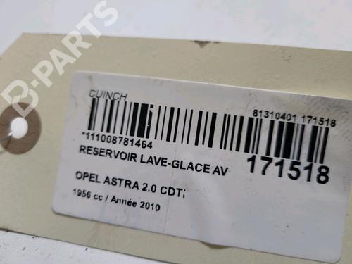 Windscreen washer tank OPEL ASTRA J (P10) 2.0 CDTI (68) | BP9024569C113 