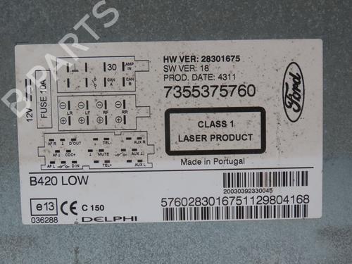 Radio FORD KA (RU8) 1.2 | BP34255621E6 - Image 2