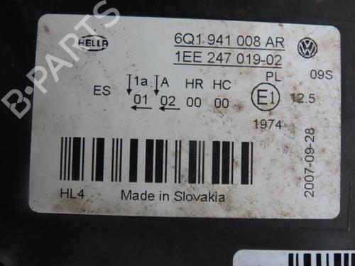 Right headlight VW POLO IV (9N_, 9A_) 1.2 | BP30140057C29 