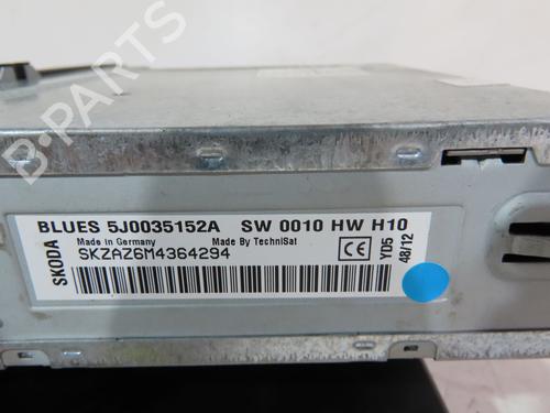 Radio SKODA FABIA II (542) 1.2 TSI | BP19391544E6 